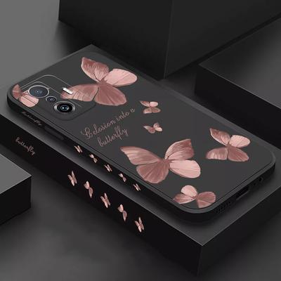 Butterfly Flower Case for Xiaomi Mi 12T 11T 10T 11 12 Lite 5G NE 12s 12X 13 Pro Silicone Cover for Mi Poco F3 X4 X3 NFC X5 Pro