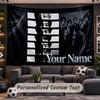 Wall Hanging Tapestry Custom NameENHYPEN Pattern Personalized Printed Fabric Wall Decor