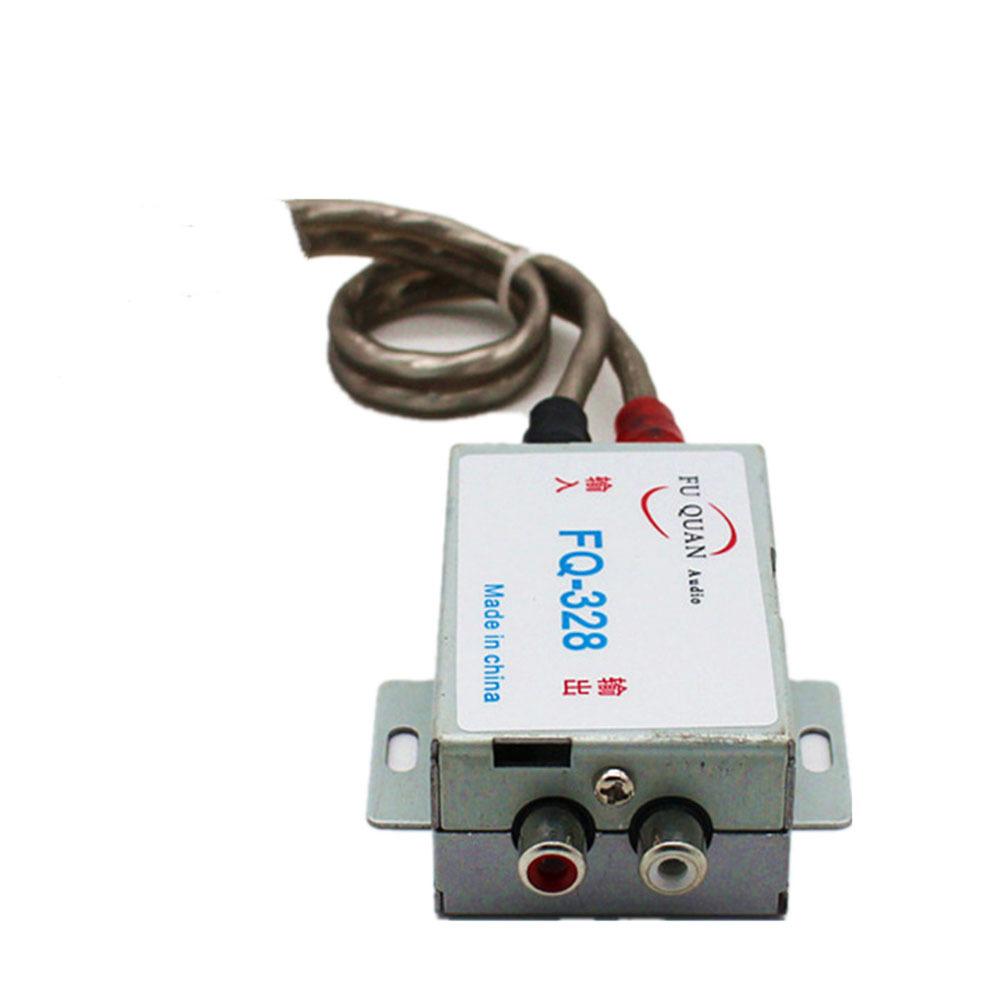 

Автомобильный аудиофильтр 12 В, шумоподавитель, сабвуфер, фильтр для устранения помех, шумоподавитель серебряный