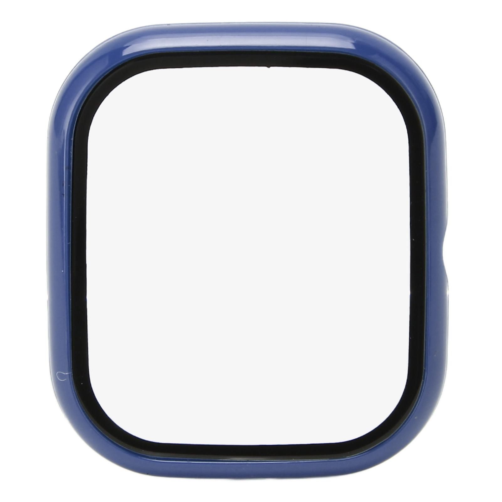 

Защитный чехол для ПК с закаленным защитным стеклом для экрана, сменный аксессуар, подходит для Amazfit GTS 4 полуночно-синий