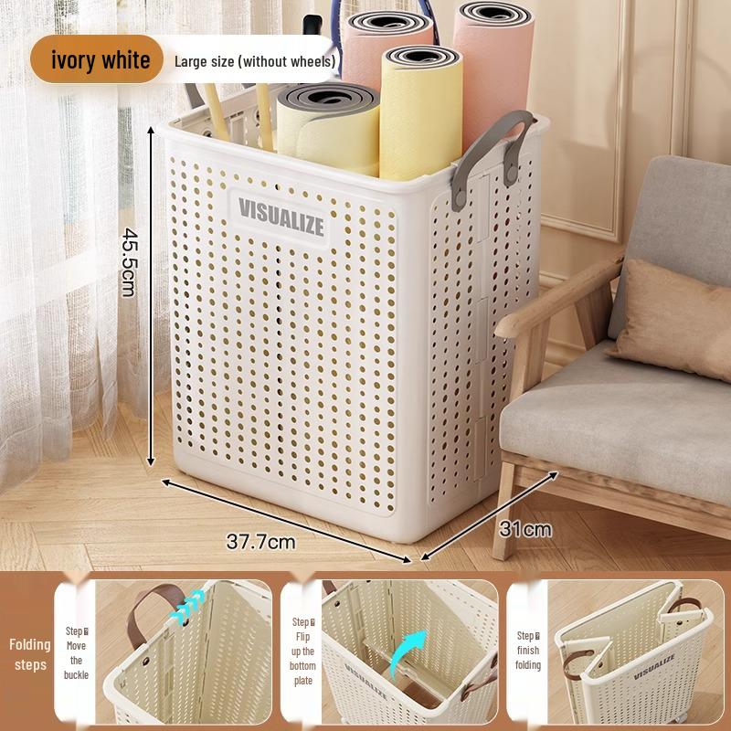 

Кошик-органайзер на колесах для килимка для йоги та спортивного інвентарю