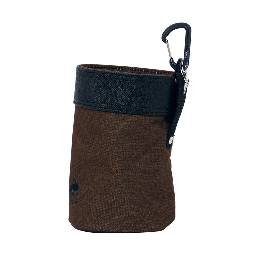 Kiyo HUMHEM Waist Bag, Round, Brown, HM1199M-BR