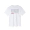 Anta Comfortable Straight-Cut Crew Neck Pullover Short Sleeve T-Shirt Men Tops Pure-White 152437145-1