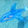 Wholesale Water Fun Inflatable Big Whale Water Park Surfing Whale Ride-on Float Adult Blue