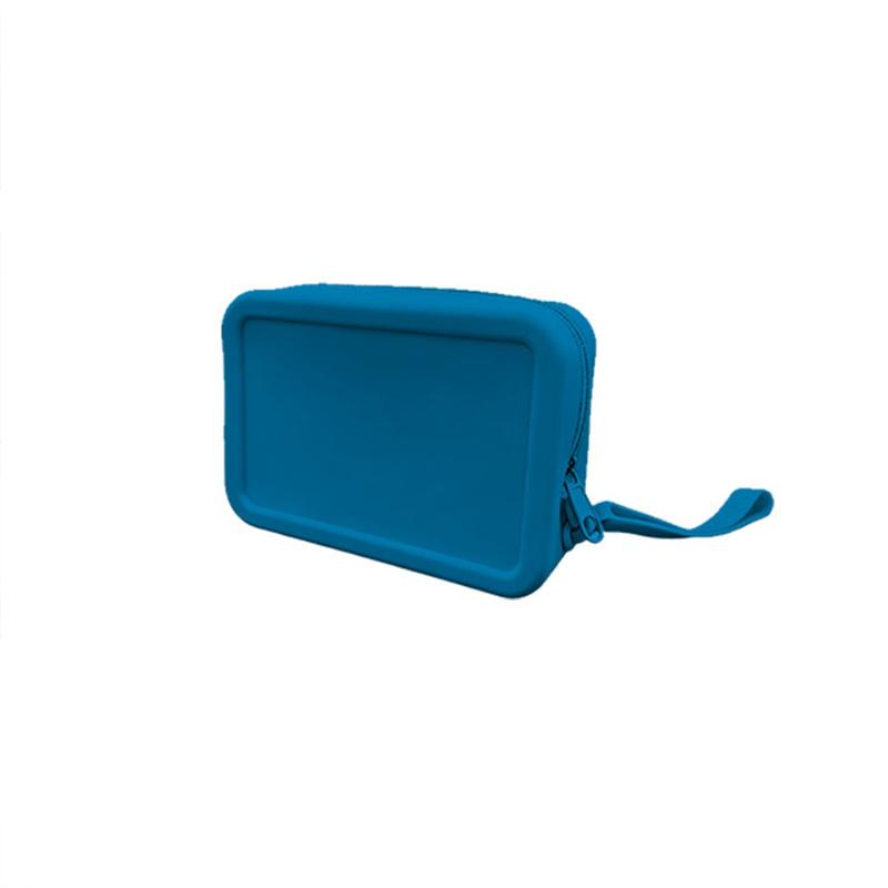 Makeup Bag Silicone Travel Organizer Bag Large Capacity Portable Key Pouch