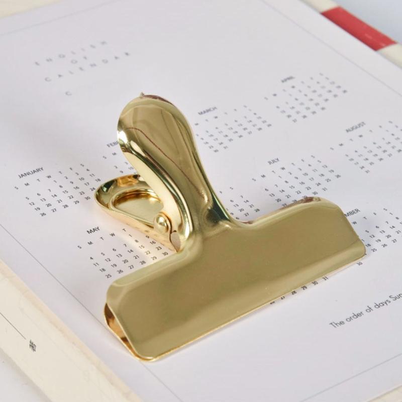 Large Paper Clip 77mm Long Stainless Steel Paper Clamp Metal File Clip for Craft Food Bag Photo Home School Office