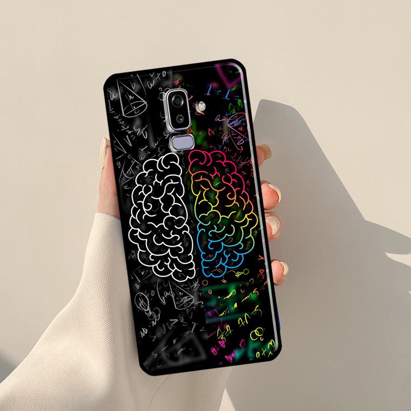Brain Art Cover For Samsung Galaxy J4 J6 Plus 2018 A6 A7 A8 A9 J8 J1 2016 A3 A5 J3 J7 J5 2017 Case