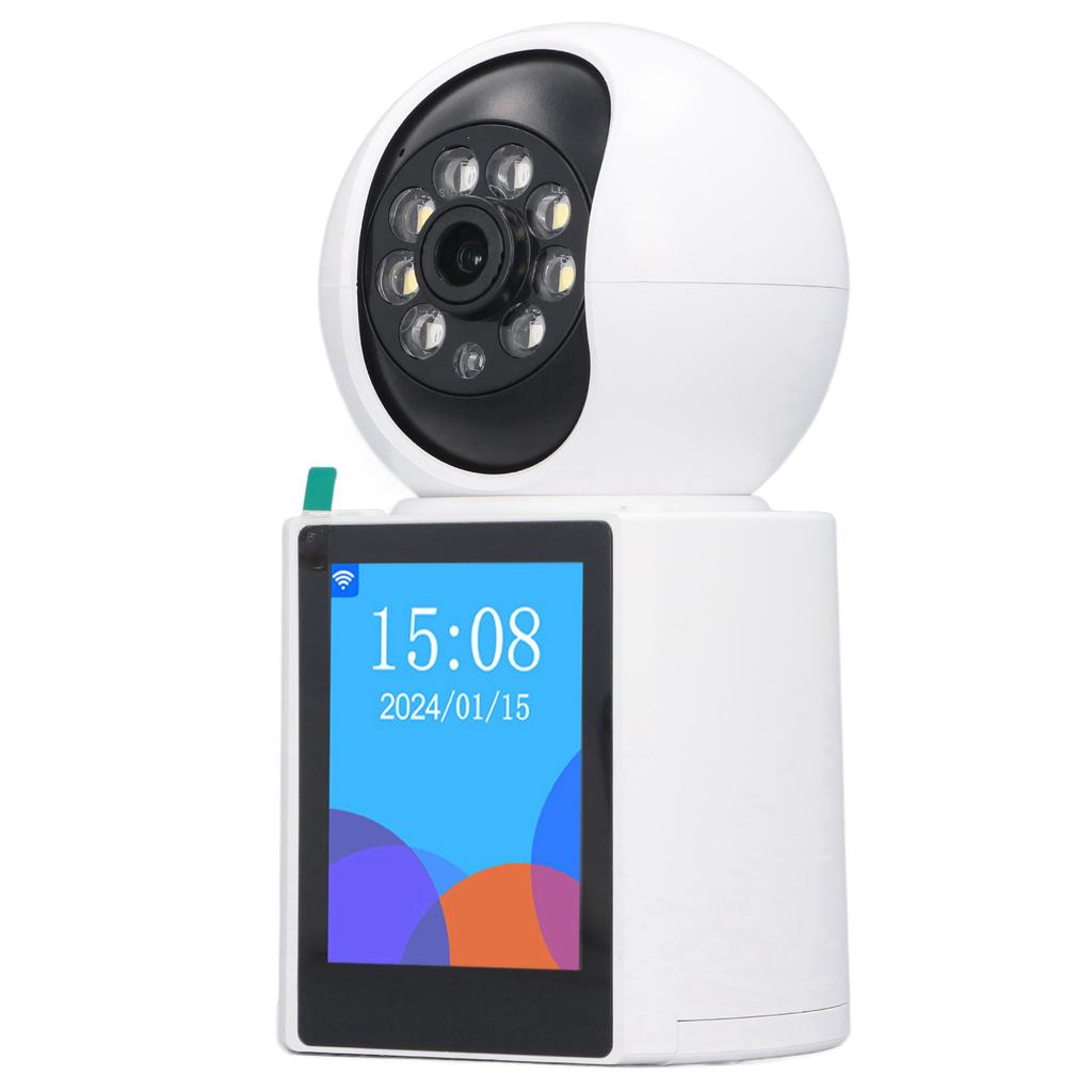 Two Way Video Camera 3MP HD Rotatable Night Vision Indoor Home Video Call Security Camera for