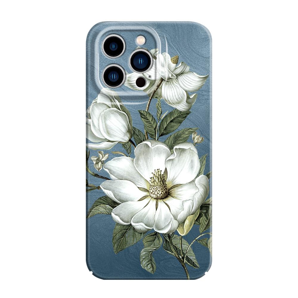 Gorgeous Magnolia Phone Case For iPhone 13 12 11 7 8 6 6S Plus Pro Max Mini X XS XR SE 2020 2022 Film Hard Cover