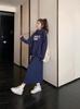Women's Plus Size Autumn Slimming Hooded Two-Piece Skirt Set (Fits Up To 300 Lbs)