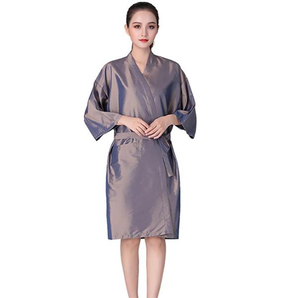 Salon Nine Glossy Beauty Gown (Blue) / Beauty Salon Guest Gown