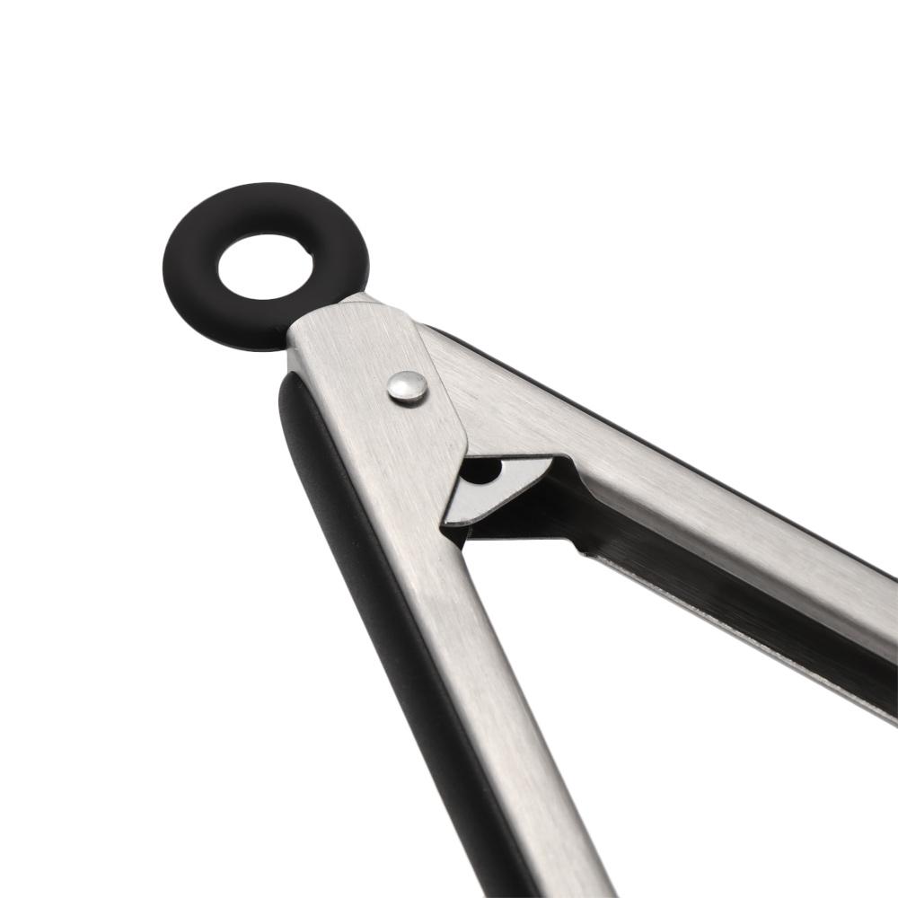 Non Stick Appliances BBQ Tools Barbecue Tongs Stainless Steel Head Salad Food Clip Silicone Handle