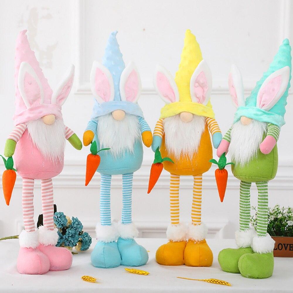 Easter Bunny Gnome Swedish Tomte Elf Easter Holiday Home Decoration