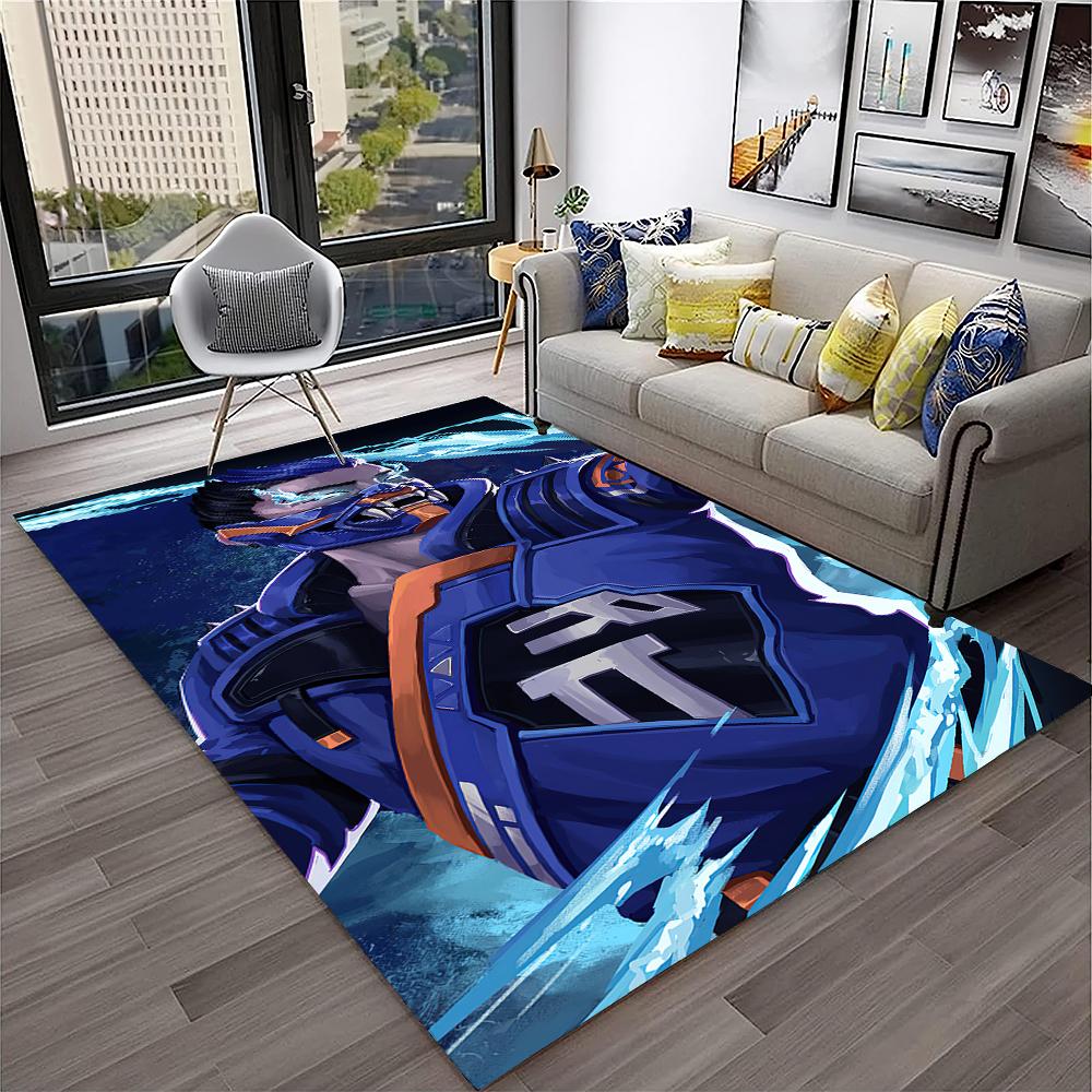 VALORANT Game Gamer Cartoon 3D Carpet Rug for Home Living Room Bedroom Sofa Doormat Decor,kids Play Area Rug Non-slip Floor Mat