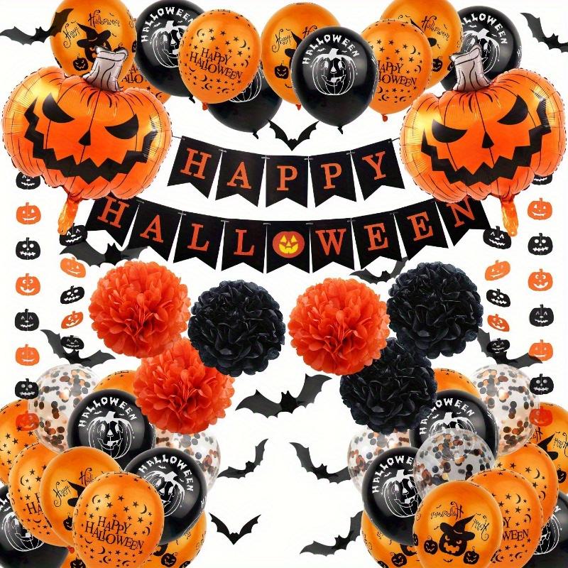 60-piece Halloween Party Balloon Set Ideal for Halloween Balloon Decorations Birthday Celebrations Themed Events and More