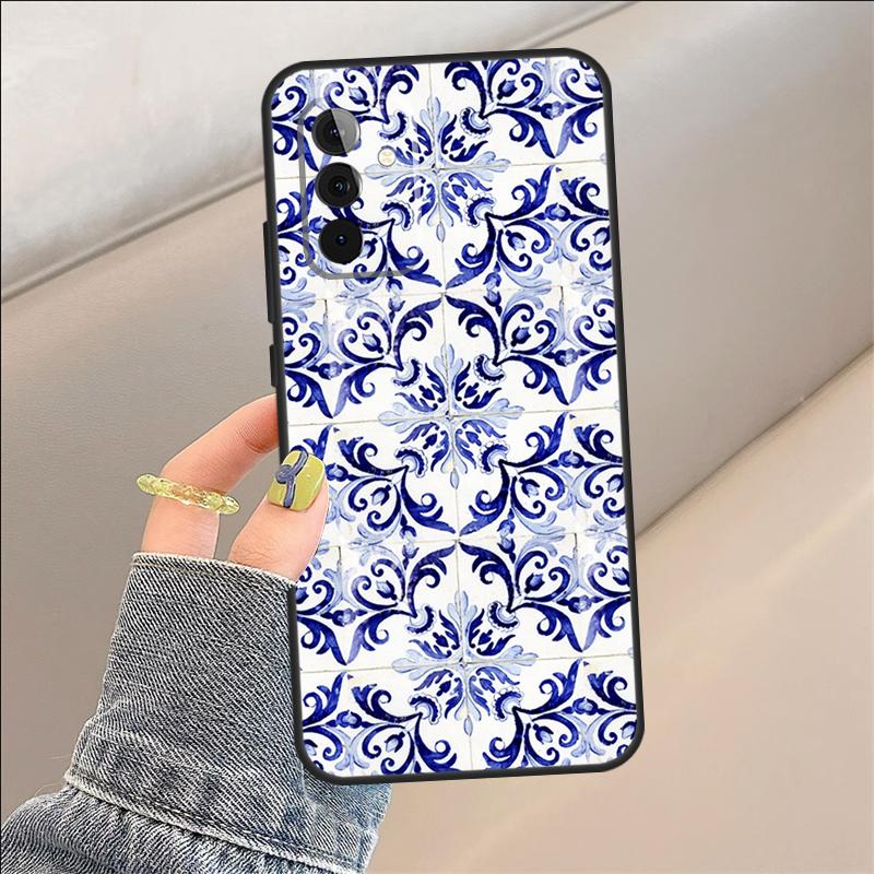 Azulejo Case For Samsung Galaxy A22 A05 A53 A33 A06 A26 A16 A56 A36 A05 A32 A52 A54 A34 A14 A55 A15 A35