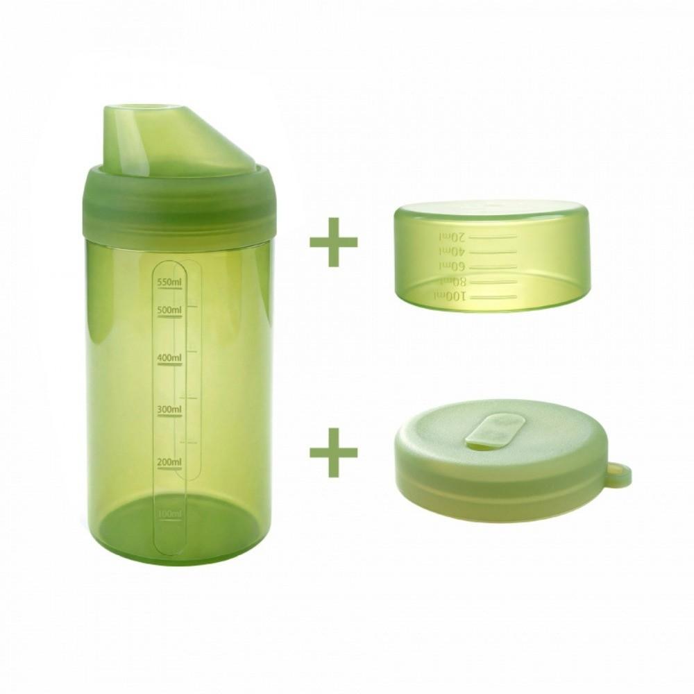 Leak-Proof Food Storage Cup Silicone with Scale Sealing Canister Detachable Lid Airtight Seal Oat Cup Refrigerator Storage