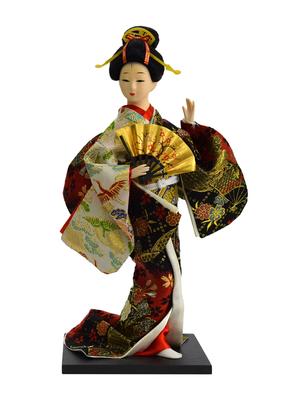 Japanische Puppe 12 Zoll Faltfächer A 303-063