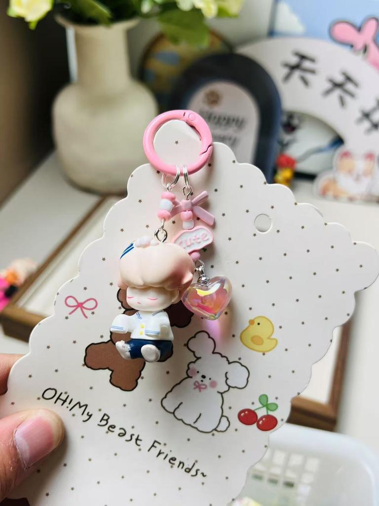 It Can Be Punched To Make A Keychain, and The Mobile Phone Chain Is Cute and Trendy To Play with.