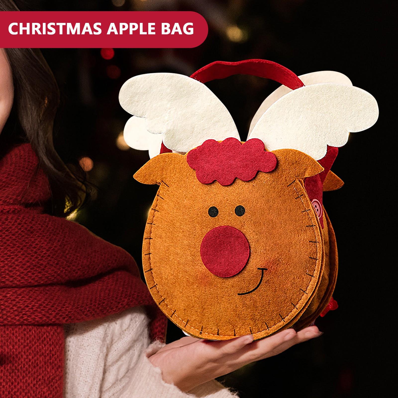 

Рождественская сумка Подарочный пакет Рождественская упаковка конфет Снеговик Пожилые люди Детский сад Дети Небольшие подарки One Size