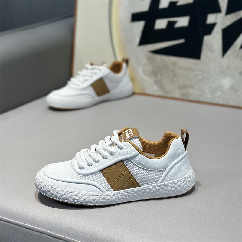 Sommer neue niedrige atmungsaktive und bequeme lässige Schnürschuhe mit weicher Sohle und Netzgewebe