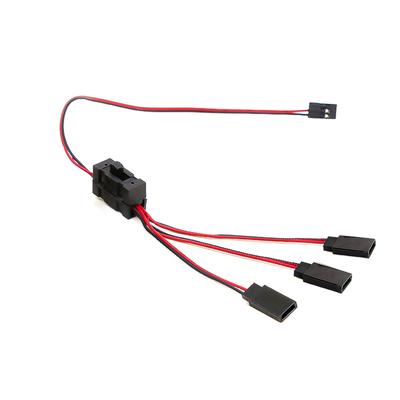 3 Way LED Light On/off Controller Switch Y Cable for  TRX-4 SCX10 1/10 Remote Control Car Light