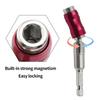 Hex Magnetic Ring 1/4 Drill Bit Extension Rod Quick Change Holder Drive Guide Screw Drill Tip Hand Tool Screwdriver Accessory