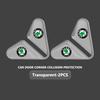 cqmes7 Silicone Car Logo Door Corner Cover Bumper Crash Scratch Protector Accessories For Skoda Kodiaq Fabia Kamiq Karoq Octavia 2 3