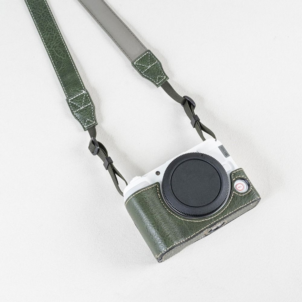 Kožená úložná taška Nárazuvzdorný ochranný kryt Retro fotografické pouzdro pro Canon EOS R50 V