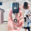 3 Buttons Tpu Shell Holder Keychain Car Key Case Cover For Honda Brv Br-V Hrv Hr-V Shuttle Gp8 Fit Lucky Vezel City Civic Jazz