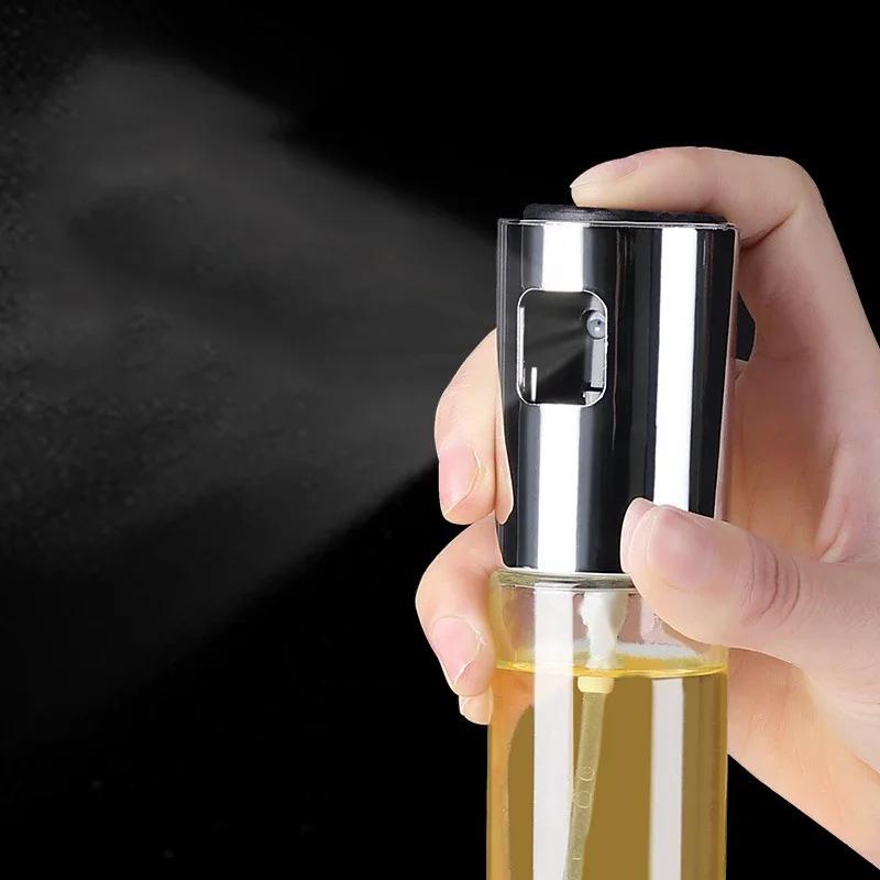 Grillölspender, Gewürz- und Würzmittel-Flasche, Essig- Sojasaucen-Sprühölspender, Glas-Misch-Würzmittelflasche, Küchenset