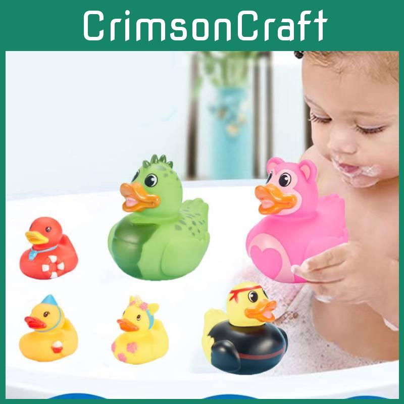 Little Soft Rubber Yellow Duck Swimming Toy Decoration Kids Gift Cartoon Cute