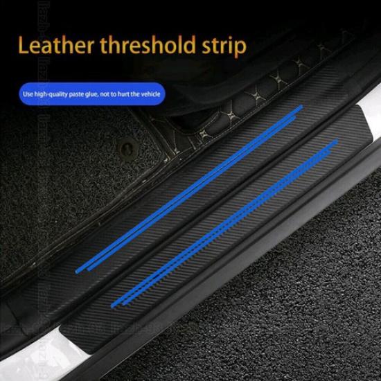 Car Sticker Door Plate Sill Scuff Cover Anti-Scratch Protector Strip Accessories