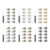 20Pcs Snap Tacks Instant Jean Button Pins for Pants Reusable Jean Tightener Clip