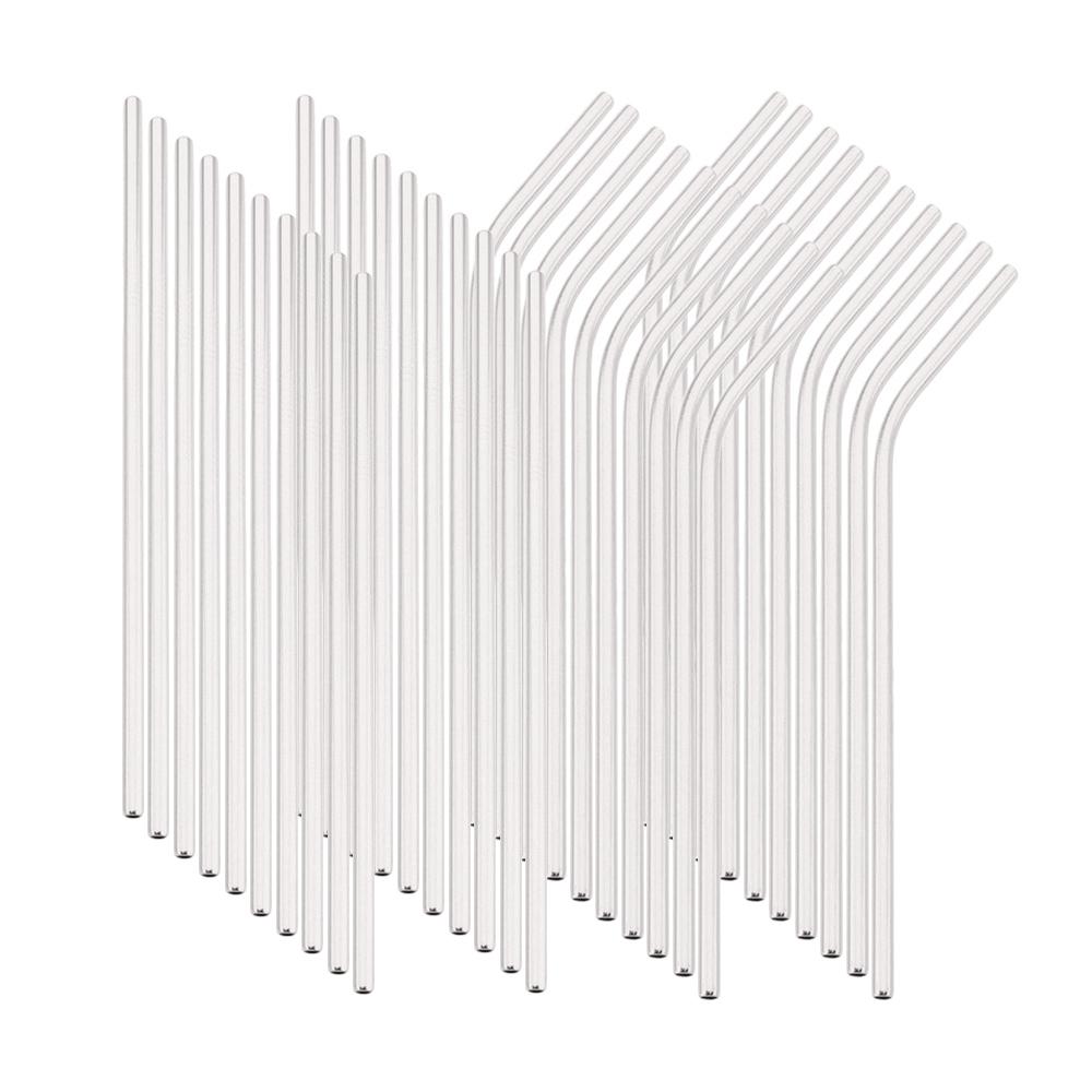 

Набор из 40 золотых многоразовых металлических соломинок из пищевой нержавеющей стали 304 для питья молока и других напитков, аксессуар для бара и вечеринки серебряный