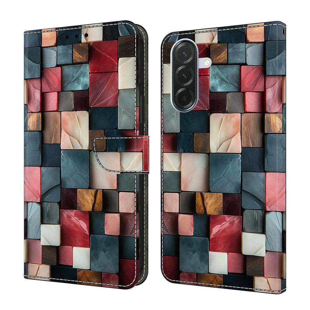 For Samsung Galaxy A56 5G / A36 5G Wallet Case Foldable Stand Pattern Printing Leather Flip Phone Cover