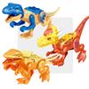 Bright Jurassic Dinosaurs World Velociraptor Triceratops Rex Pterosaur Model Assemble Building Blocks Toys For Children Boy Gift