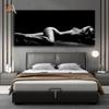 Black and White Nude Body Art Poster HD Print Poster Sexy Woman Sleeping Picture for Living Room Decoration Painting No Frame