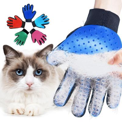 Guanti per gatti Spazzola per cani e gatti Guanto per la toelettatura autonoma del gatto Guanto per il bagno del cane Prodotti per la pulizia del gatto Guanto per animali domestici Accessori per cani