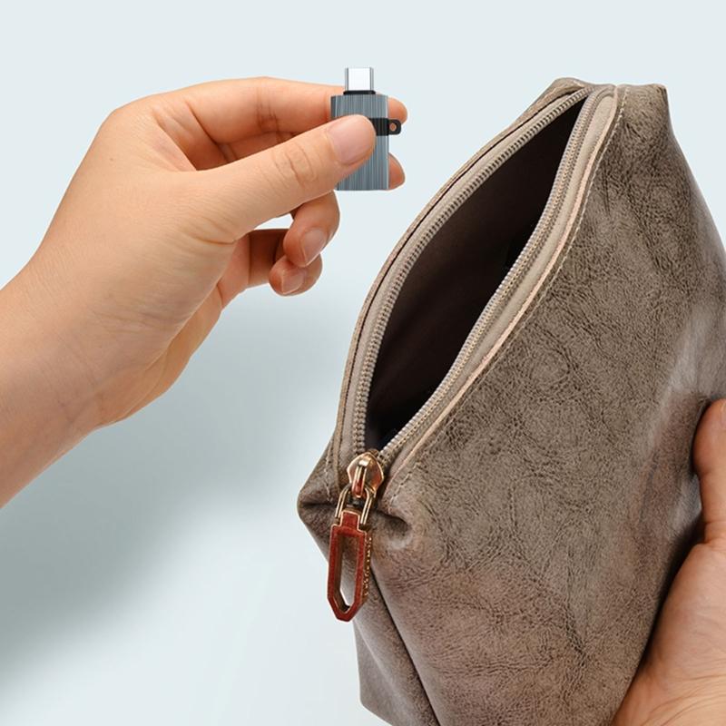 Short USB C To USB Adapters USB Type C Female To MicroUSB Male Adapters Connectors Charger Adapters for Phone Laptops