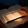 LED čtecí lampička šetrná k očím, lampička na knihu se 3 barevnými teplotami, dobíjecí lampička na klip pro čtení a studium