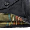 GRENFELL Made In the UK Swing Top 34 Navy Checked Jacket Men's Used