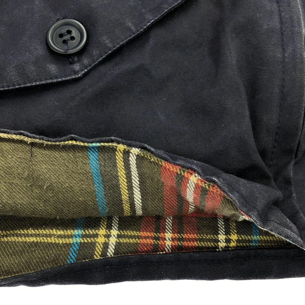 GRENFELL Made In the UK Swing Top 34 Navy Checked Jacket Men's Used