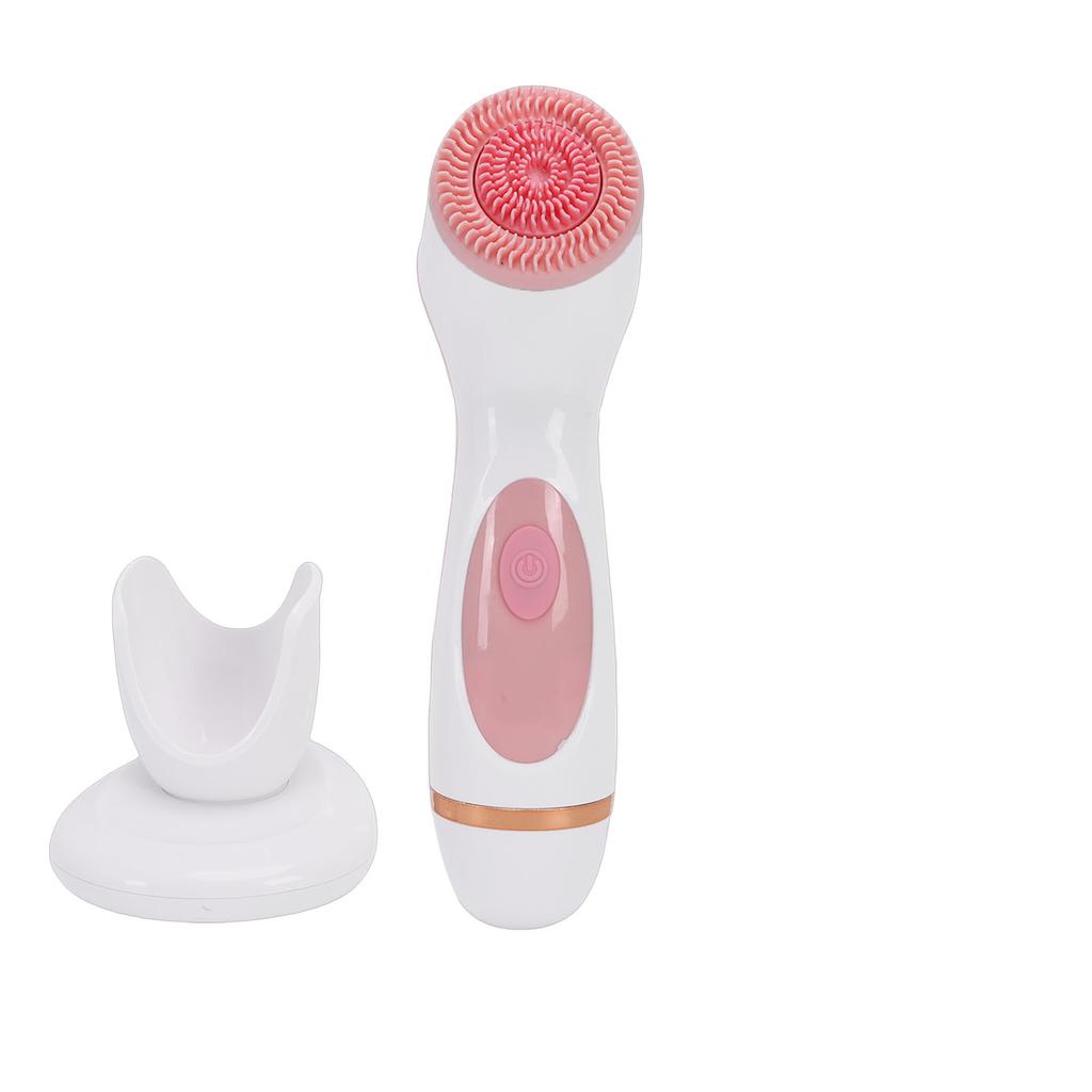 Facial Cleansing Brush Rechargeable IPX5 Water Proof Face Scrubber with 3 Heads for Deep Pore Cleaning Gentle