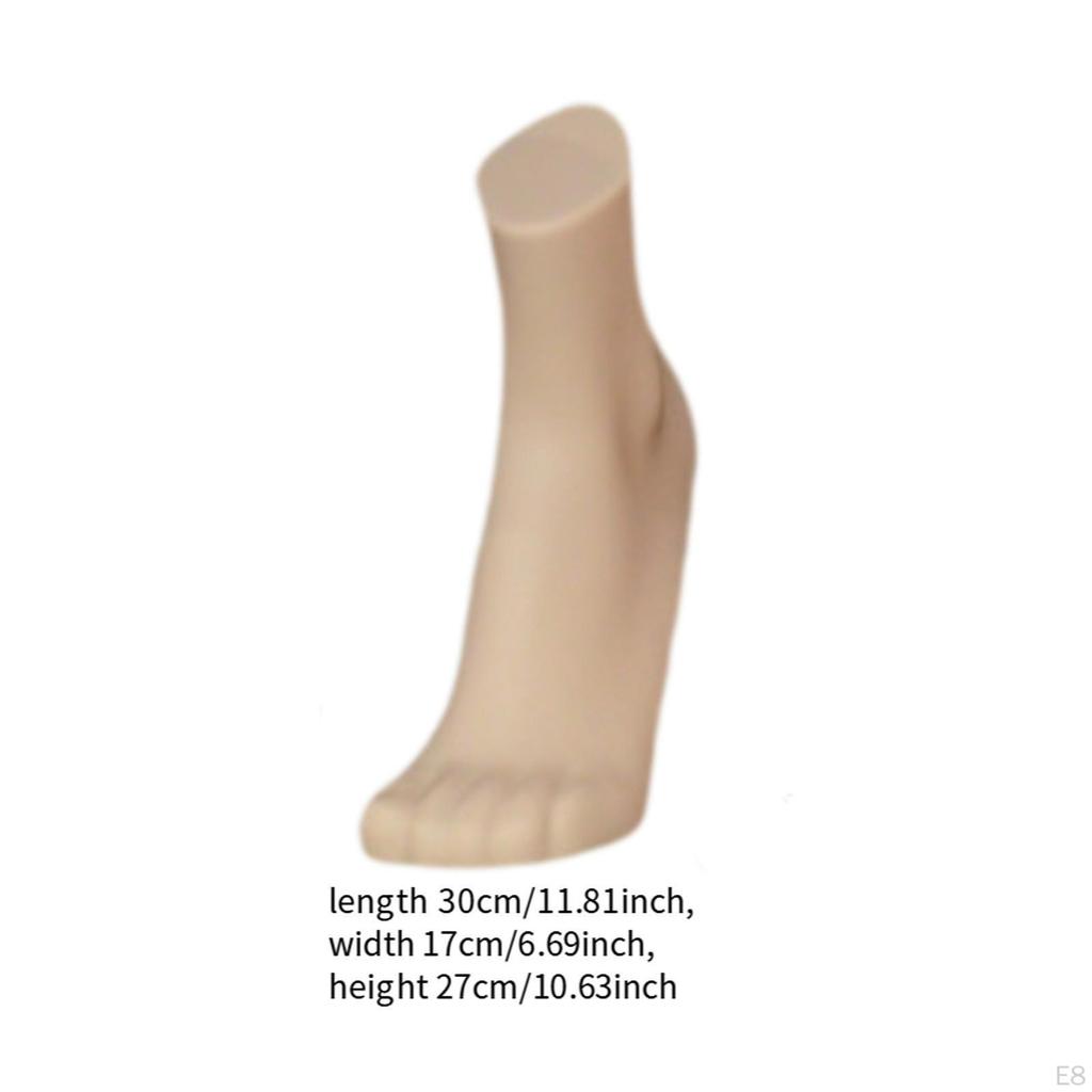 Male Mannequin Foot Model Men's Sock Display Holder Photo Prop Manikin Feet for Retail