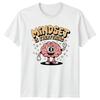 Mindset Is Everything TShirt Retro Cartoon Brain Graphic Tee