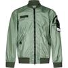 STONE ISLAND Solid Color Baseball Collar Long Sleeve Zipper Pilot Jacket Men Jackets Green K1S1541000-04S0A21-V0055