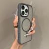 Luxury For Magsafe Wireless Charging Transparent Matte Case For iPhone 11 12 13 14 15 16 Pro Max Magnetic Clear Bumper Cover
