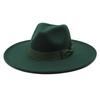 Wool Felt Hat With Large Brim And Bow For Retro Festival Wear