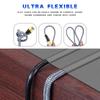 RJ45 Network Cable Gaming Flat Nylon Braided Cable Internet Network Lan Patch Cord Lan Network Wire For Internet Router Server